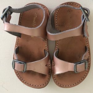 Freshly Picked Rose Gold Carmel Sandal SZ 5